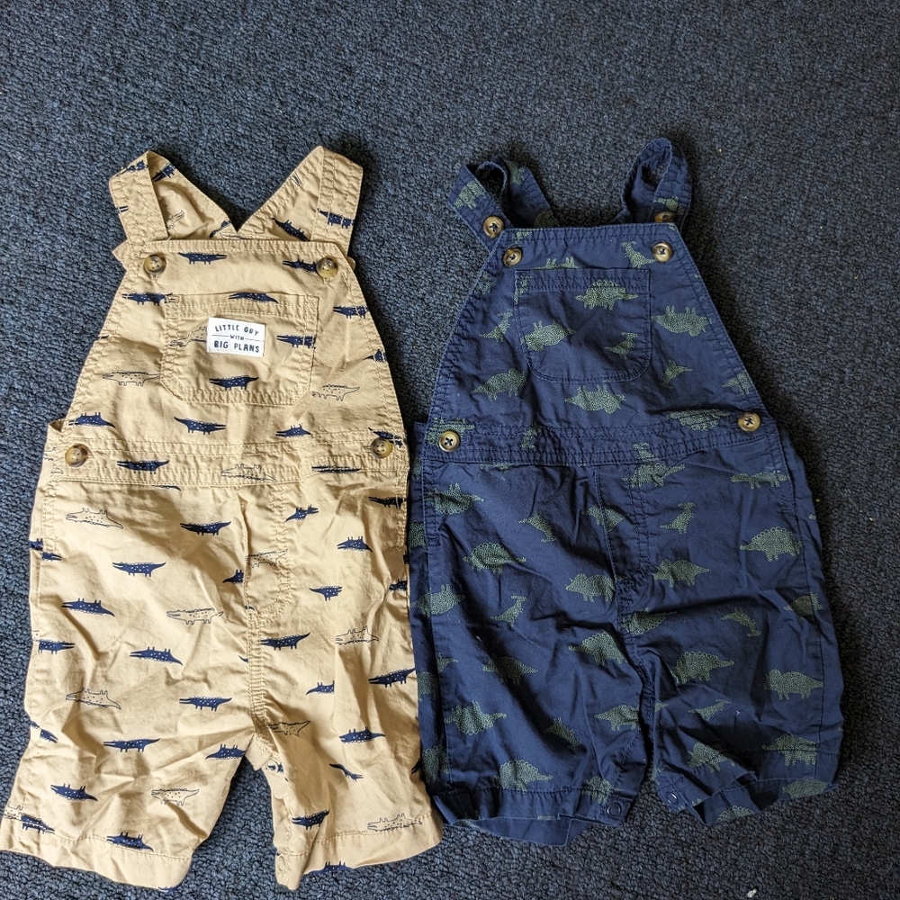 Set of 18 Month Boys overall shorts
